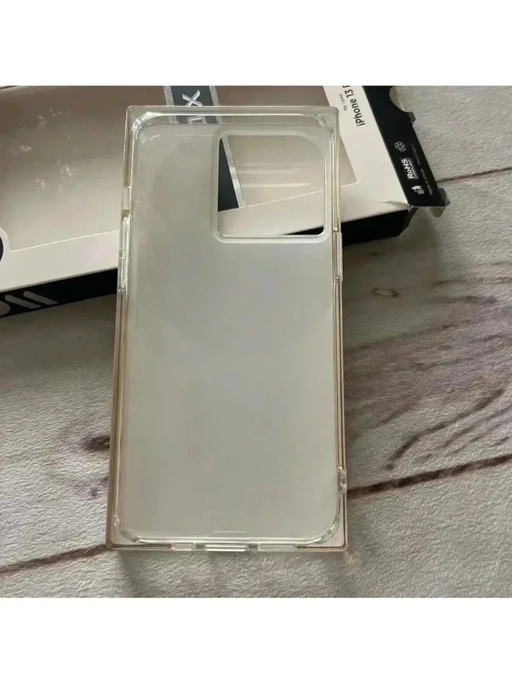 Case-Mate Blox Fog Marble Gold Square flexible grip case for iPhone 13 Pro